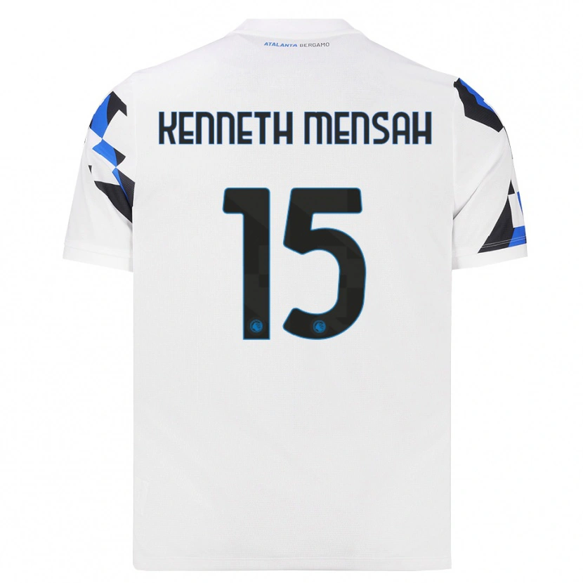 Danxen Damen Anthony Kenneth Mensah #15 Weiß Rot Blau Auswärtstrikot Trikot 2026/27 T-Shirt