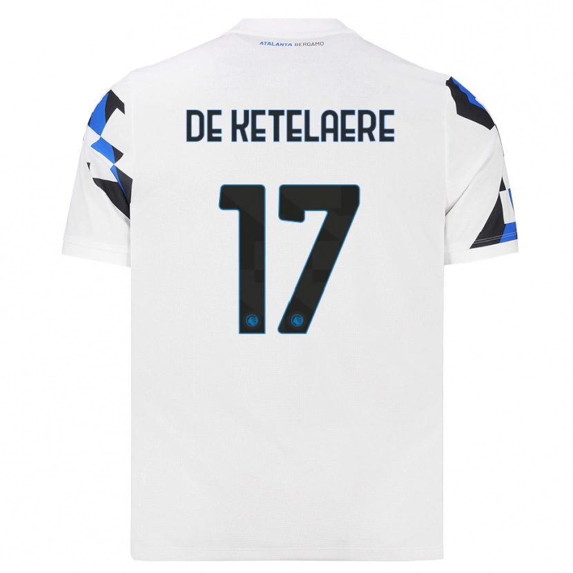 Danxen Damen Charles De Ketelaere #17 Weiß Rot Blau Auswärtstrikot Trikot 2026/27 T-Shirt