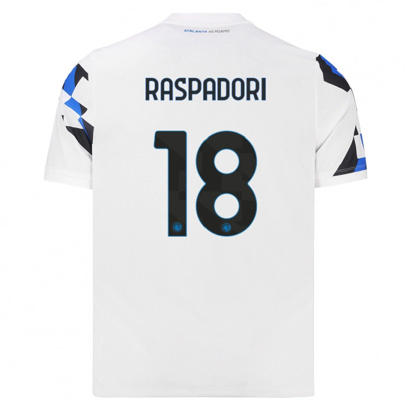Danxen Damen Giacomo Raspadori #18 Weiß Rot Blau Auswärtstrikot Trikot 2026/27 T-Shirt