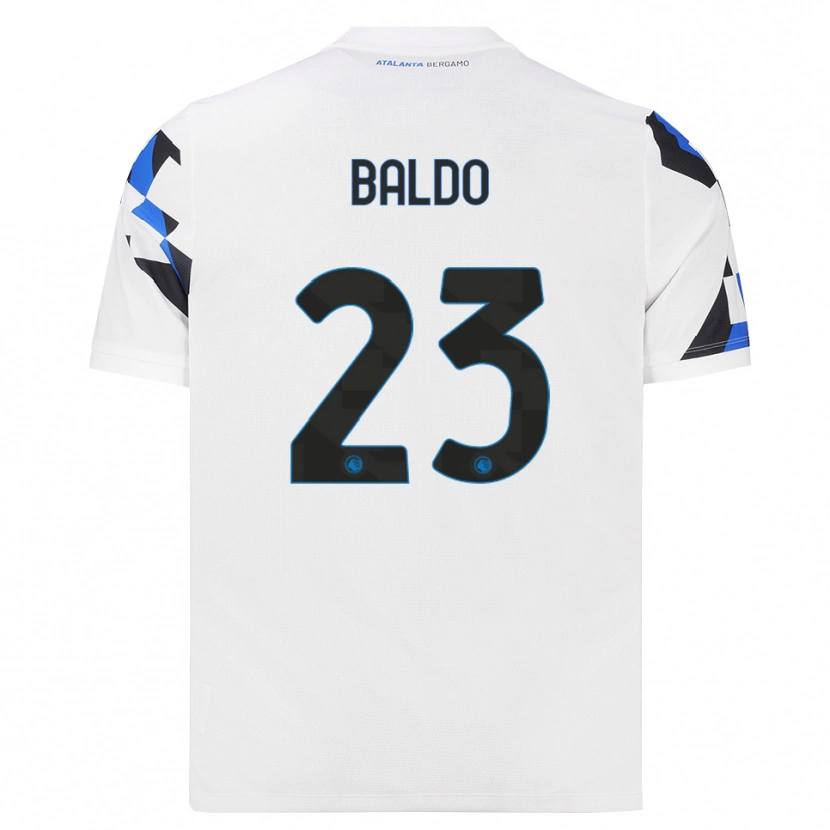 Danxen Damen Nicolò Baldo #23 Weiß Rot Blau Auswärtstrikot Trikot 2026/27 T-Shirt