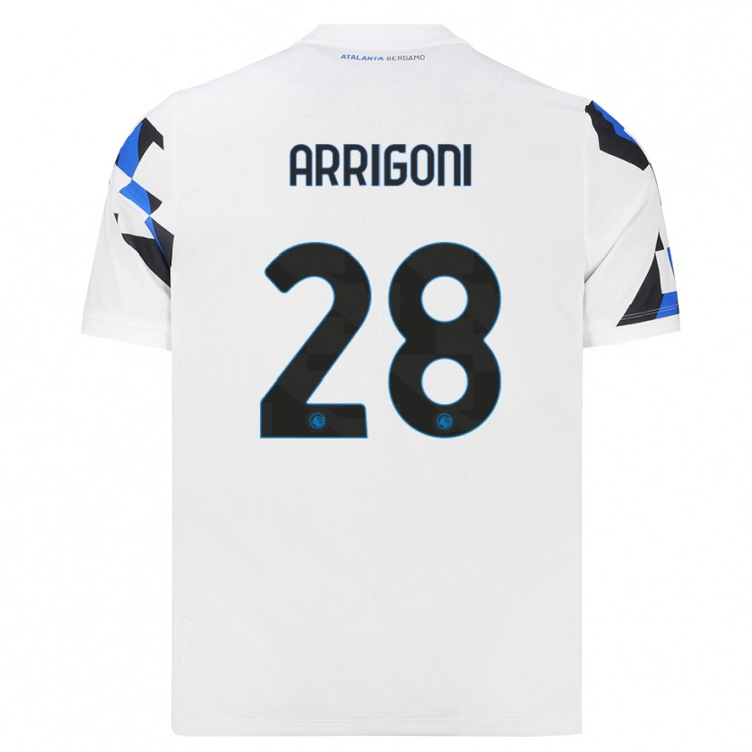Danxen Damen Mattia Arrigoni #28 Weiß Rot Blau Auswärtstrikot Trikot 2026/27 T-Shirt