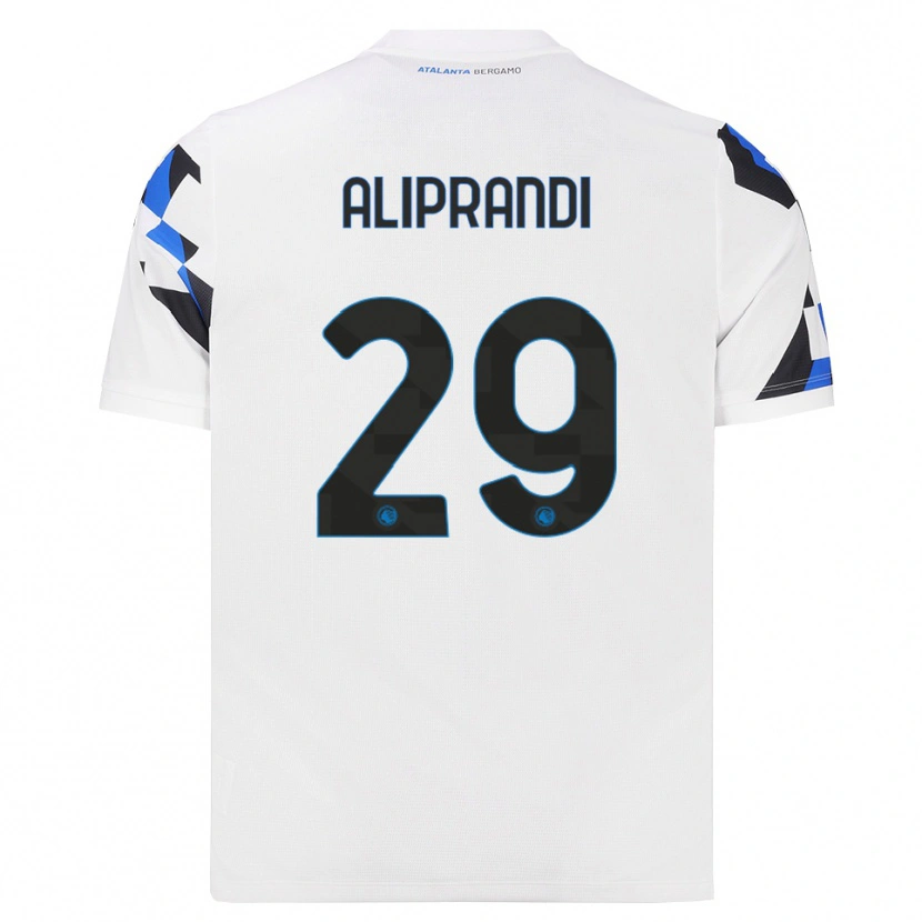 Danxen Damen Mattia Aliprandi #29 Weiß Rot Blau Auswärtstrikot Trikot 2026/27 T-Shirt