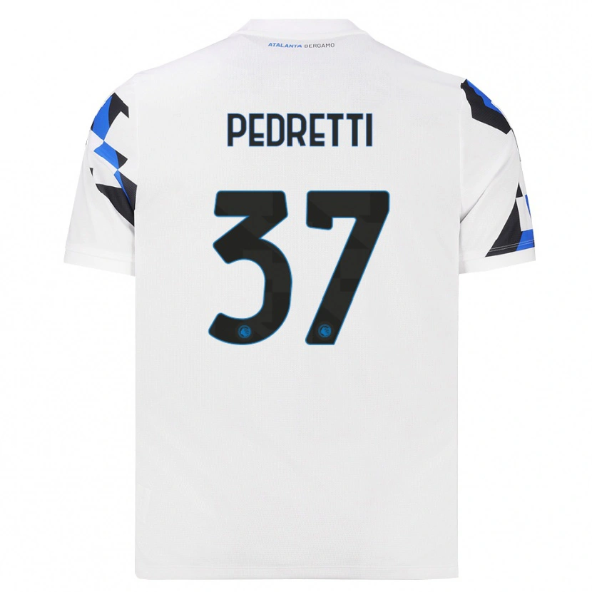 Danxen Damen Mattia Pedretti #37 Weiß Rot Blau Auswärtstrikot Trikot 2026/27 T-Shirt