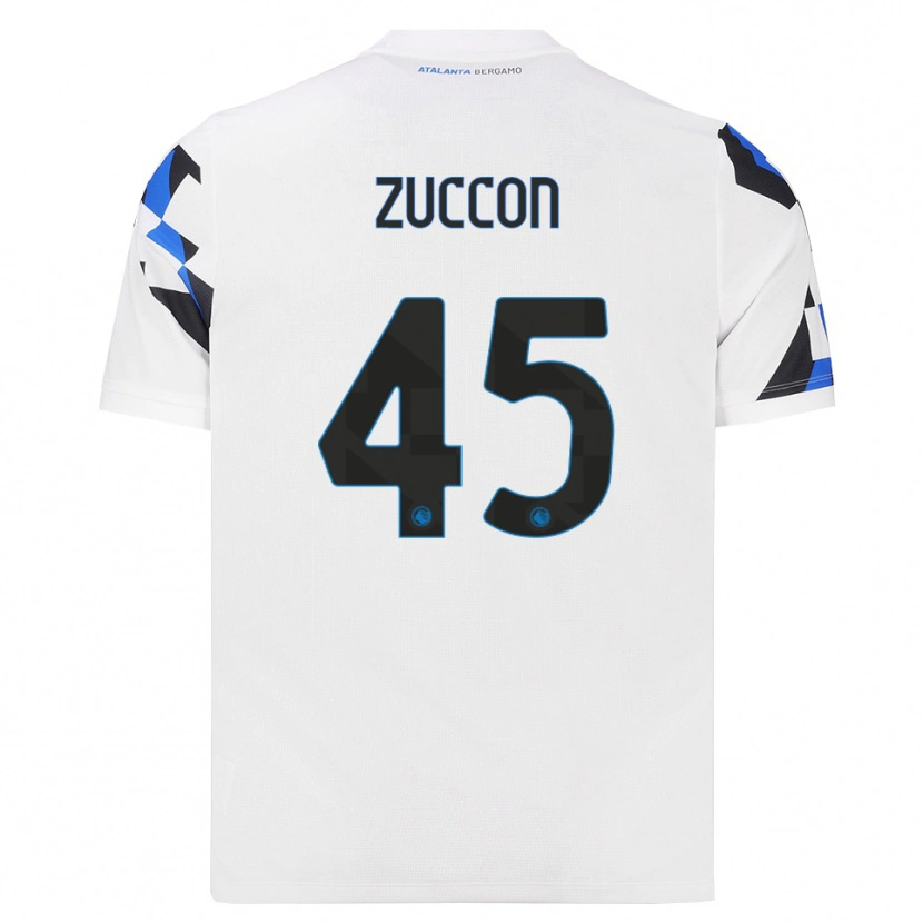 Danxen Damen Federico Zuccon #45 Weiß Rot Blau Auswärtstrikot Trikot 2026/27 T-Shirt
