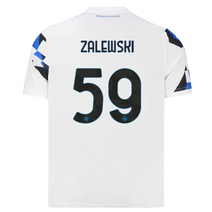 Danxen Damen Nicola Zalewski #59 Weiß Rot Blau Auswärtstrikot Trikot 2026/27 T-Shirt