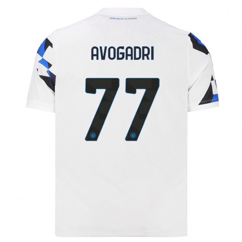 Danxen Damen Lorenzo Avogadri #77 Weiß Rot Blau Auswärtstrikot Trikot 2026/27 T-Shirt