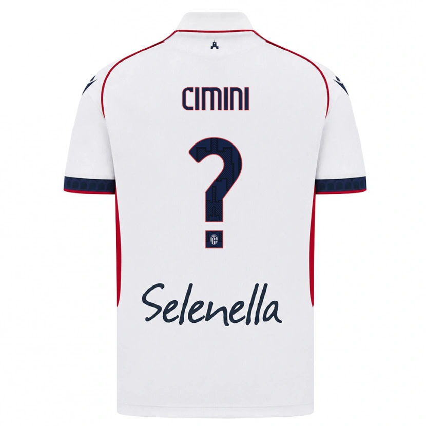 Danxen Damen Linda Tucceri Cimini #0 Weiß Rot Königsblau Auswärtstrikot Trikot 2026/27 T-Shirt