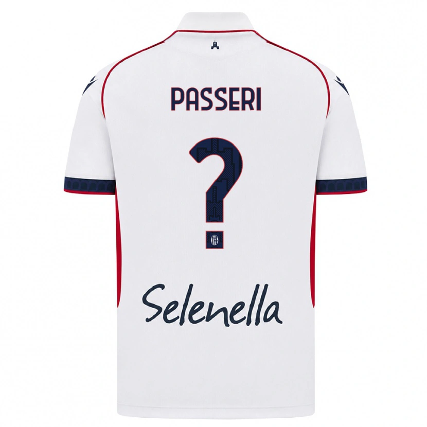 Danxen Damen Angela Passeri #0 Weiß Rot Königsblau Auswärtstrikot Trikot 2026/27 T-Shirt
