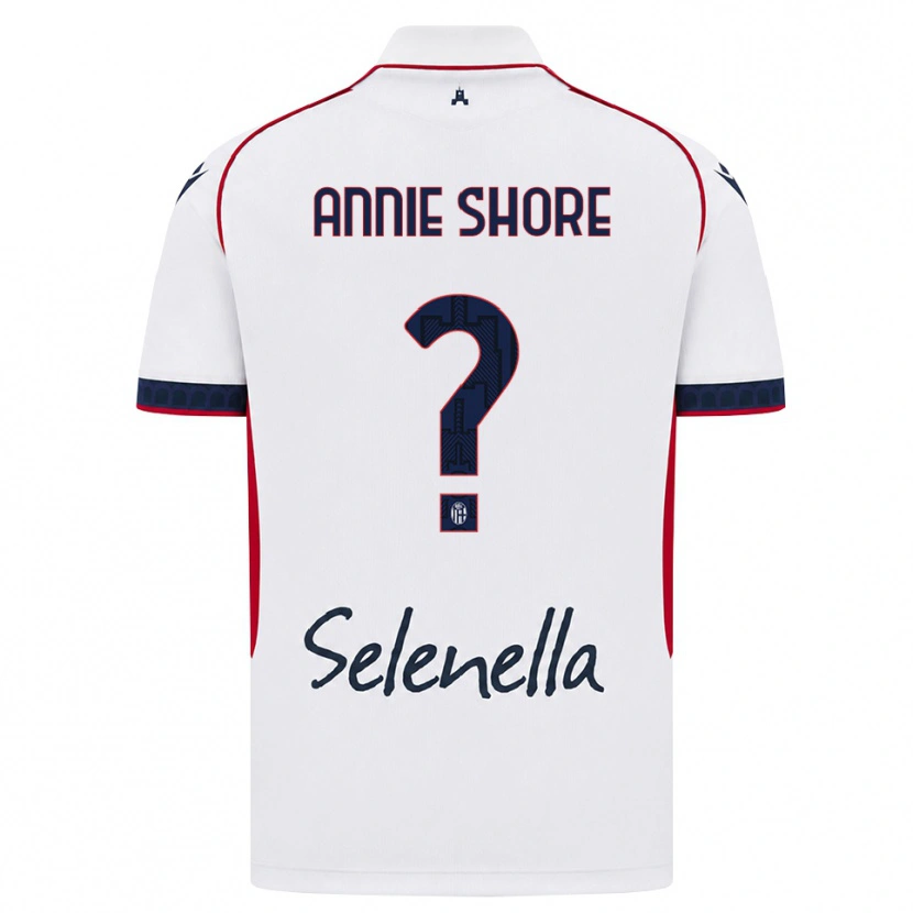 Danxen Damen Margot Annie Shore #0 Weiß Rot Königsblau Auswärtstrikot Trikot 2026/27 T-Shirt