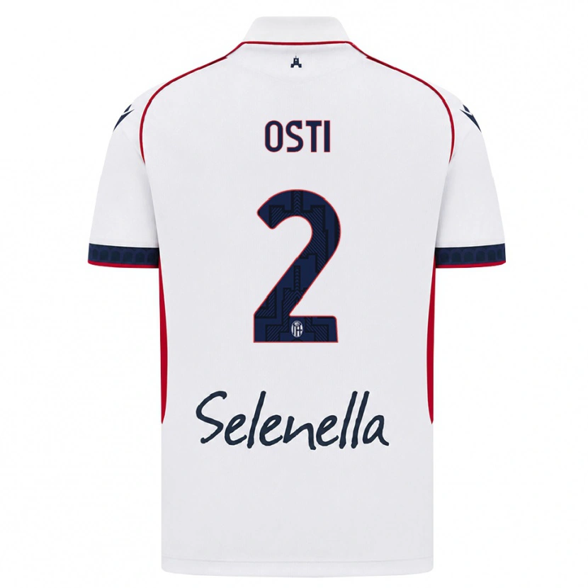 Danxen Damen Gabriele Osti #2 Weiß Rot Königsblau Auswärtstrikot Trikot 2026/27 T-Shirt