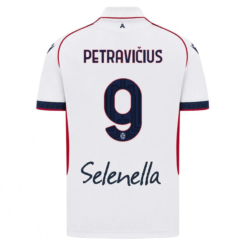 Danxen Damen Joris Petravičius #9 Weiß Rot Königsblau Auswärtstrikot Trikot 2026/27 T-Shirt