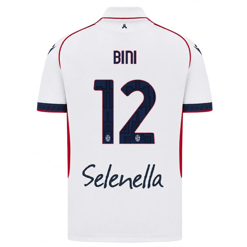 Danxen Damen Cesare Bini #12 Weiß Rot Königsblau Auswärtstrikot Trikot 2026/27 T-Shirt