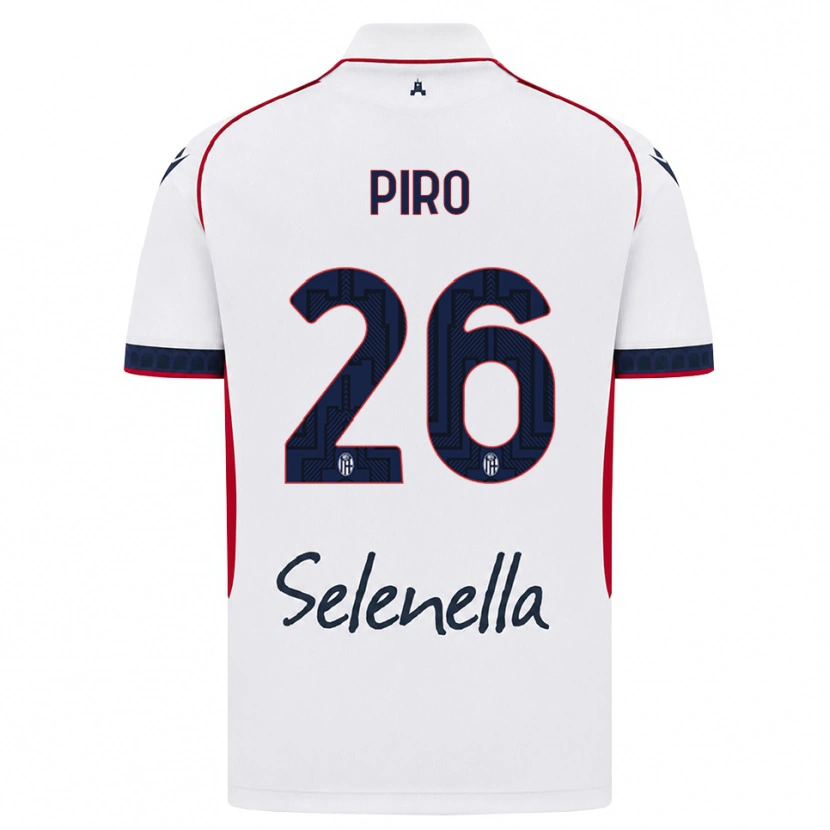 Danxen Damen Christian Piro #26 Weiß Rot Königsblau Auswärtstrikot Trikot 2026/27 T-Shirt