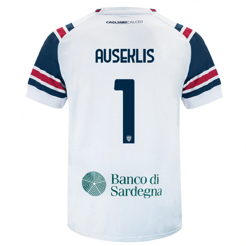 Danxen Damen Henrijs Auseklis #1 Weiß Rot Grün Auswärtstrikot Trikot 2026/27 T-Shirt