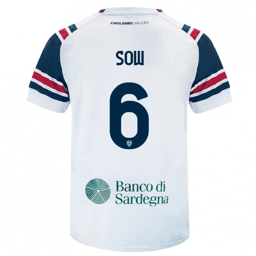 Danxen Damen Mouhamed Sow #6 Weiß Rot Grün Auswärtstrikot Trikot 2026/27 T-Shirt