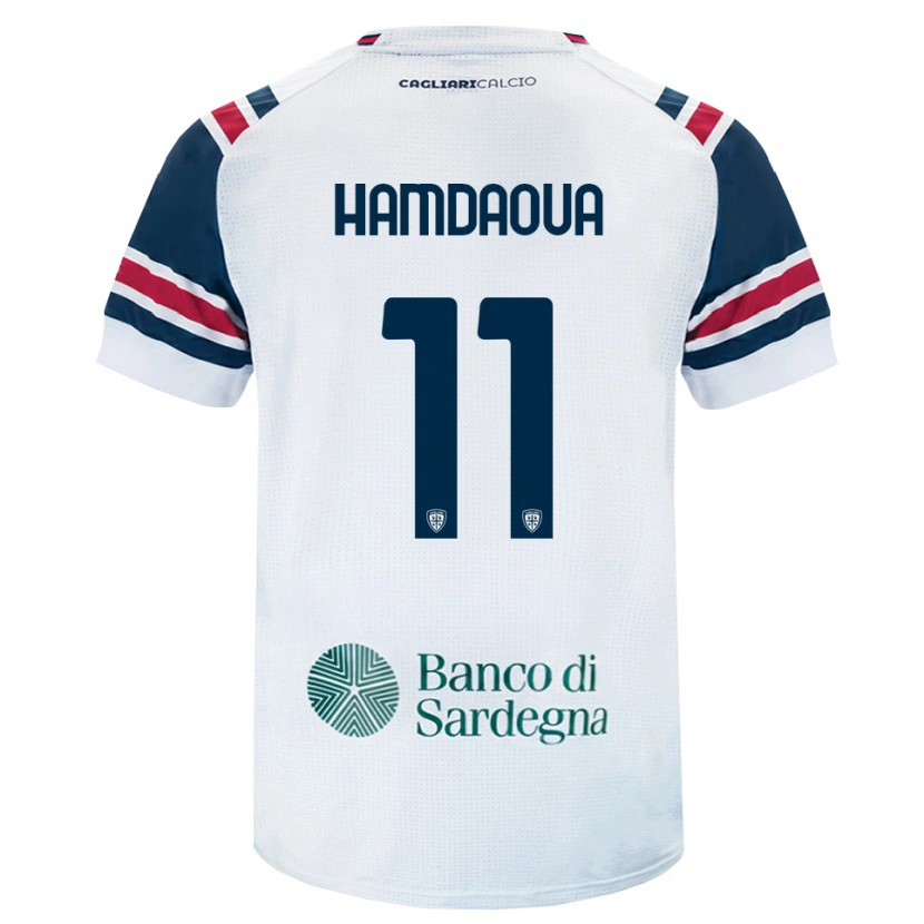 Danxen Damen Noham Hamdaoua #11 Weiß Rot Grün Auswärtstrikot Trikot 2026/27 T-Shirt