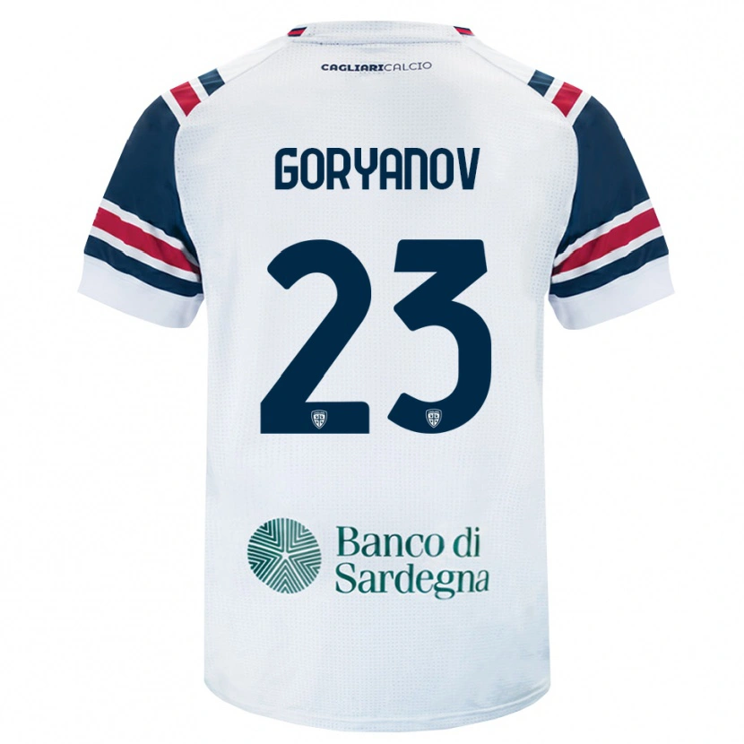 Danxen Damen Kristiyan Goryanov #23 Weiß Rot Grün Auswärtstrikot Trikot 2026/27 T-Shirt