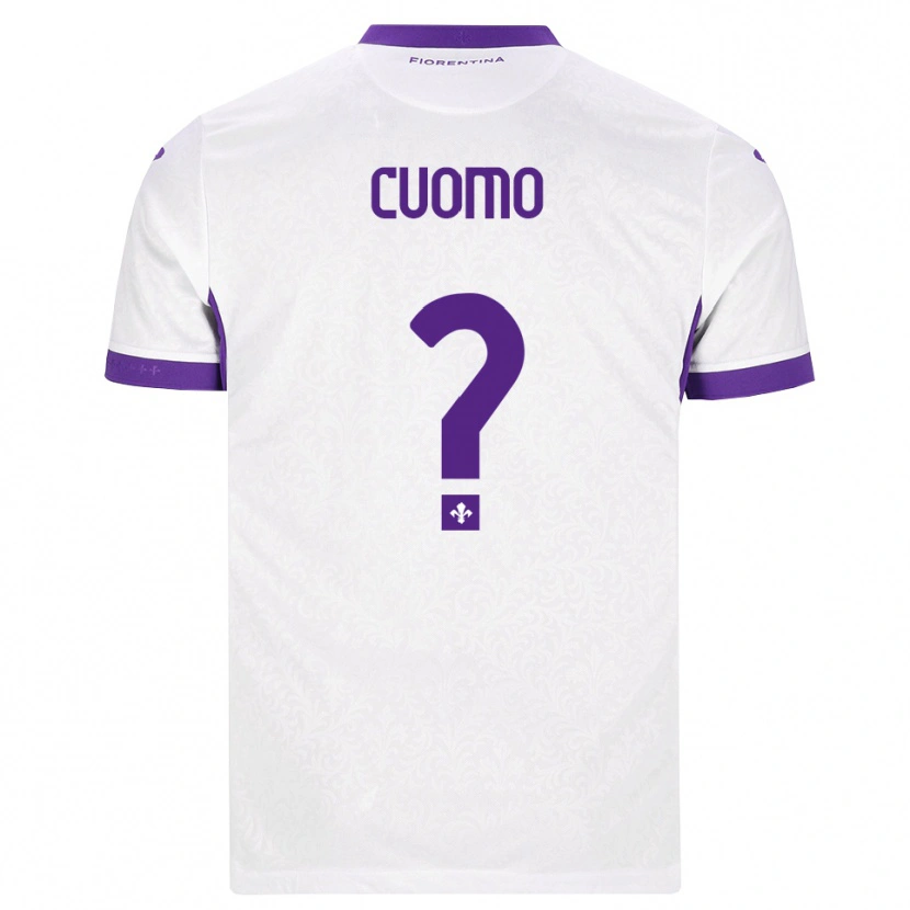 Danxen Damen Raffaele Cuomo #0 Weiß Lila Auswärtstrikot Trikot 2026/27 T-Shirt