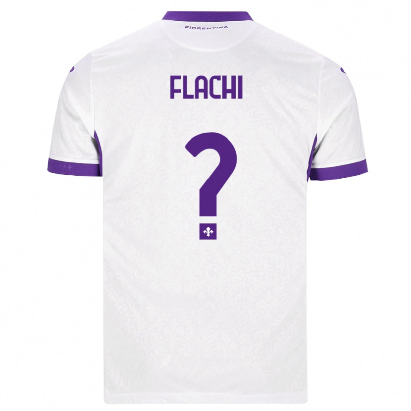 Danxen Damen Tommaso Flachi #0 Weiß Lila Auswärtstrikot Trikot 2026/27 T-Shirt