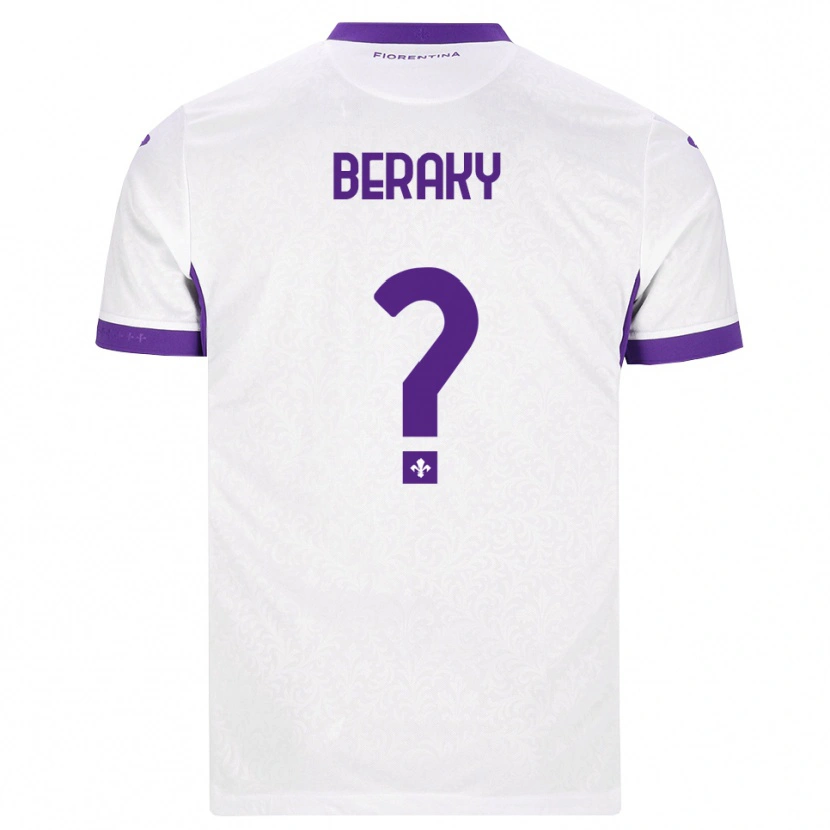 Danxen Damen Mussie Beraky #0 Weiß Lila Auswärtstrikot Trikot 2026/27 T-Shirt