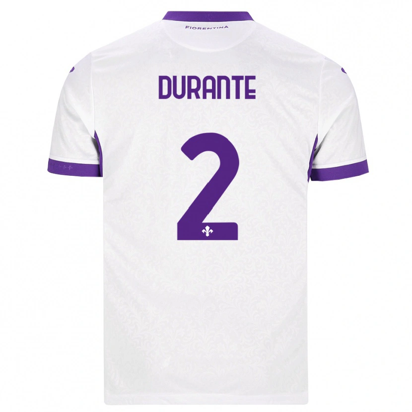 Danxen Damen Francesca Durante #2 Weiß Lila Auswärtstrikot Trikot 2026/27 T-Shirt