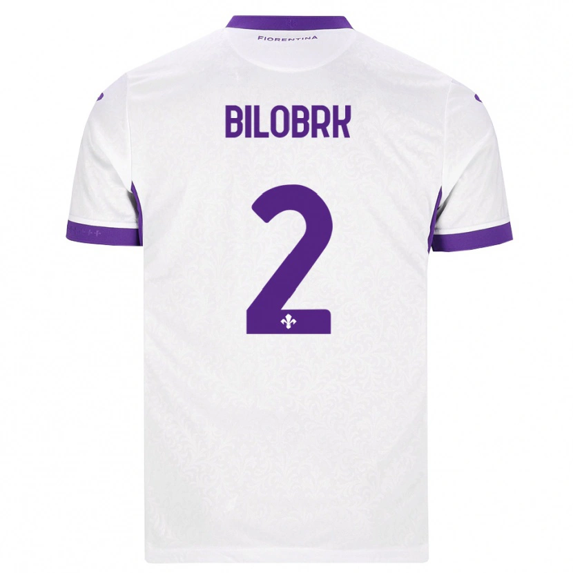 Danxen Damen Ante Bilobrk #2 Weiß Lila Auswärtstrikot Trikot 2026/27 T-Shirt