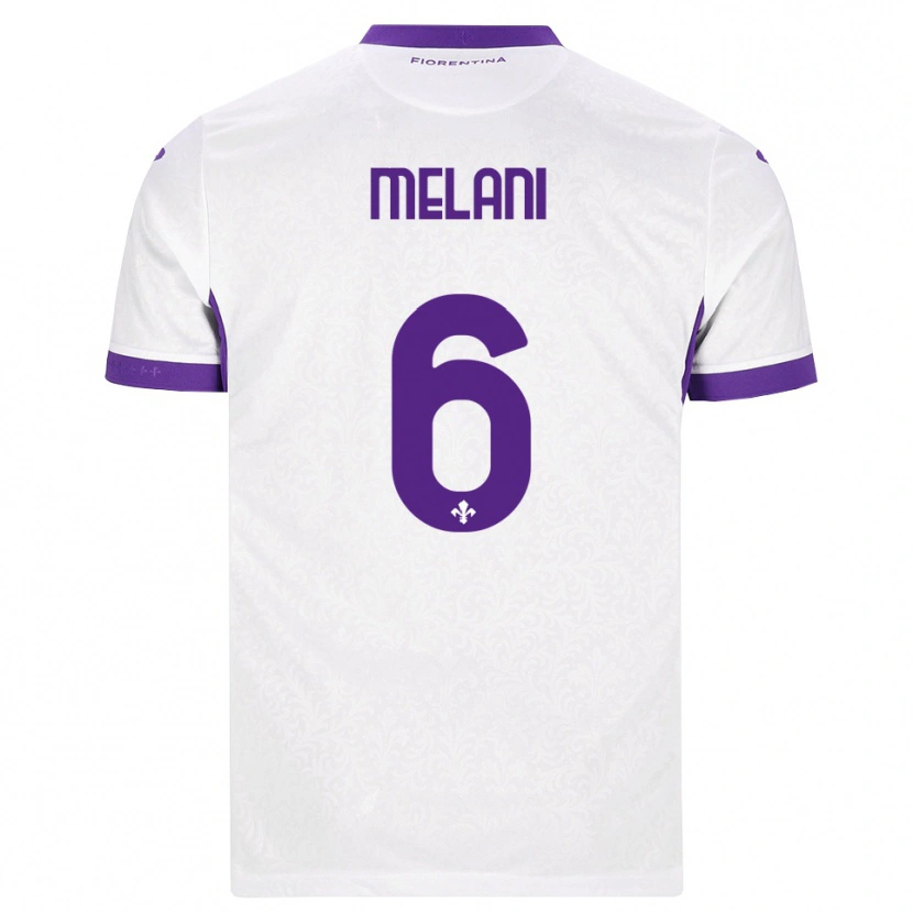 Danxen Damen Federico Melani #6 Weiß Lila Auswärtstrikot Trikot 2026/27 T-Shirt