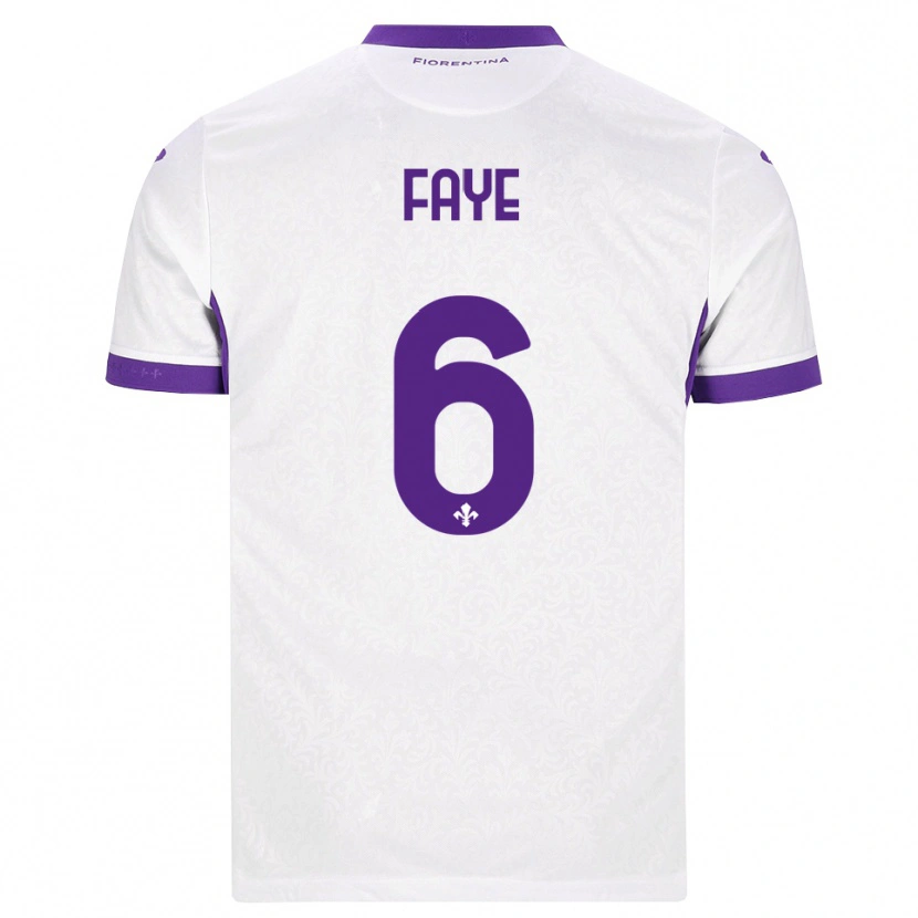 Danxen Damen Moussa Faye #6 Weiß Lila Auswärtstrikot Trikot 2026/27 T-Shirt