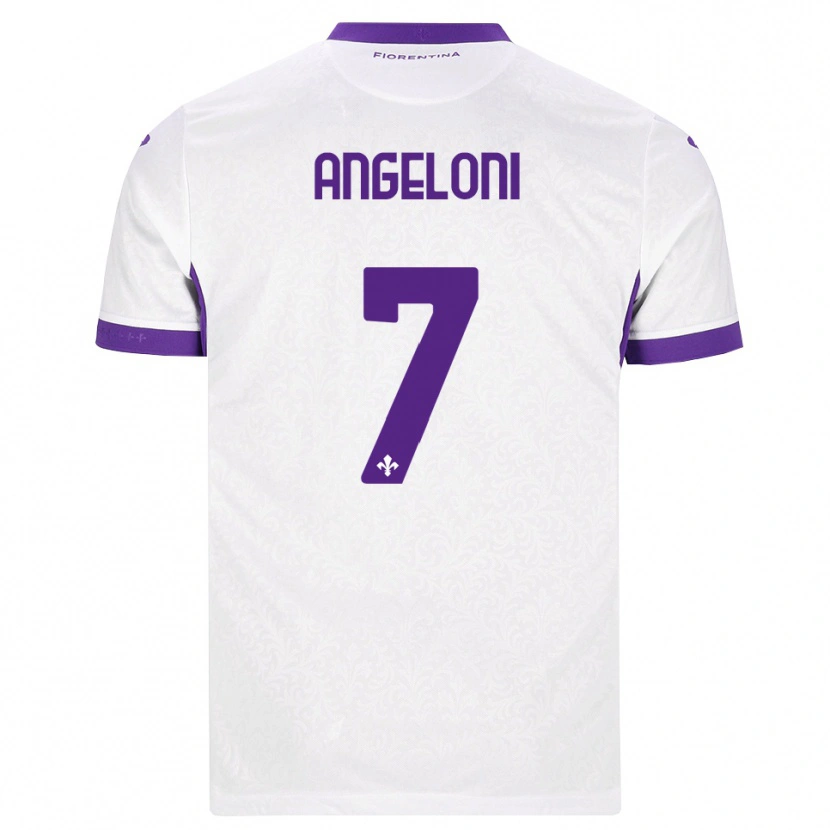 Danxen Damen Alberto Angeloni #7 Weiß Lila Auswärtstrikot Trikot 2026/27 T-Shirt