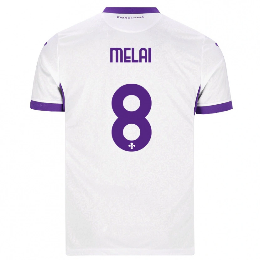 Danxen Damen Christian Melai #8 Weiß Lila Auswärtstrikot Trikot 2026/27 T-Shirt