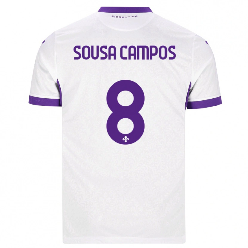 Danxen Damen Matteo Sousa Campos #8 Weiß Lila Auswärtstrikot Trikot 2026/27 T-Shirt