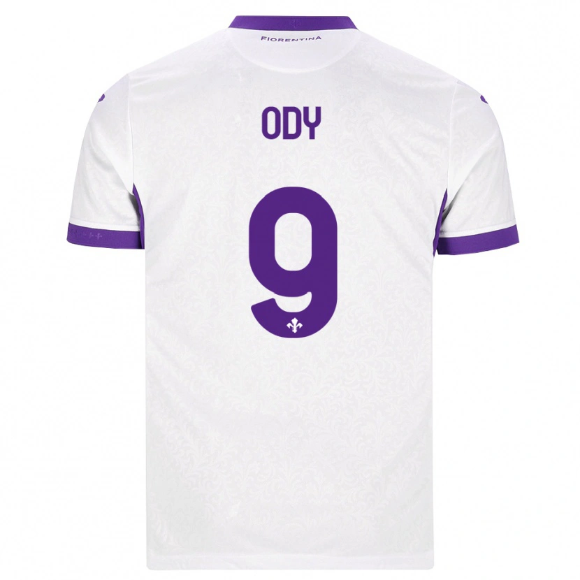 Danxen Damen Edwin Ody #9 Weiß Lila Auswärtstrikot Trikot 2026/27 T-Shirt