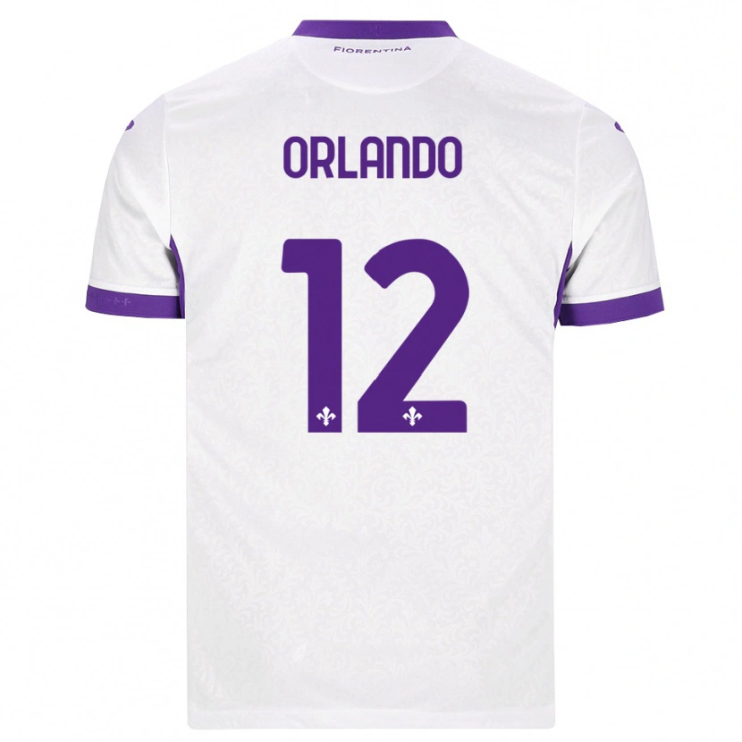 Danxen Damen Giulio Orlando #12 Weiß Lila Auswärtstrikot Trikot 2026/27 T-Shirt