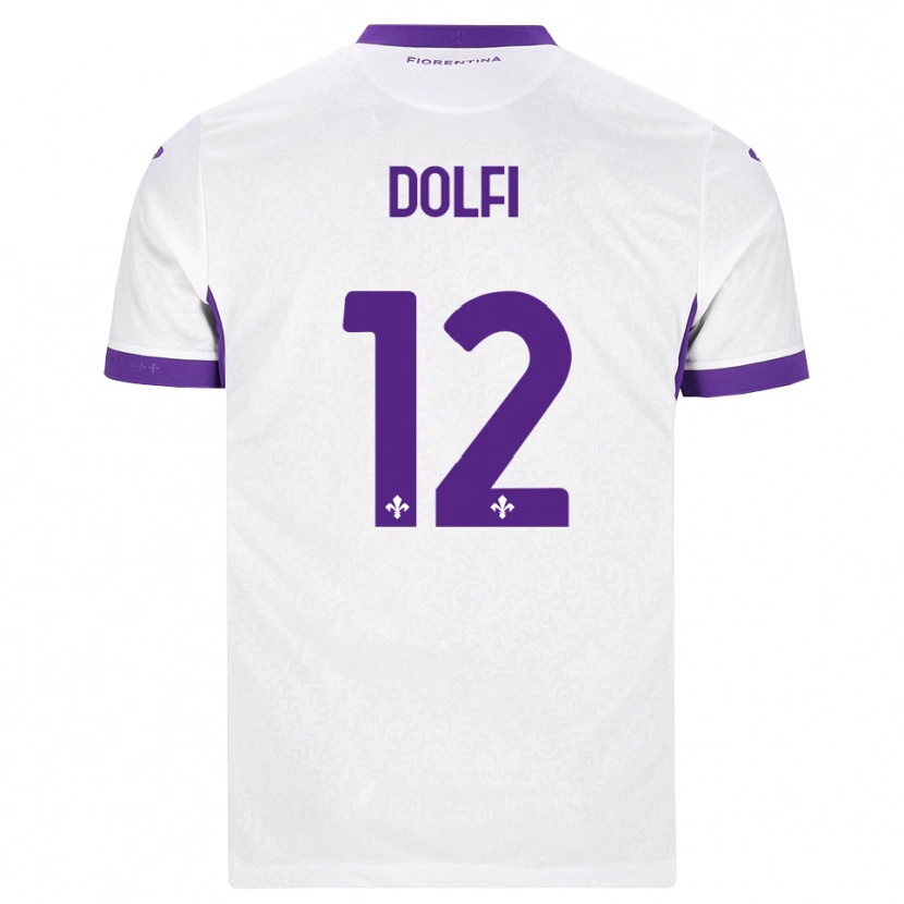 Danxen Damen Brando Dolfi #12 Weiß Lila Auswärtstrikot Trikot 2026/27 T-Shirt