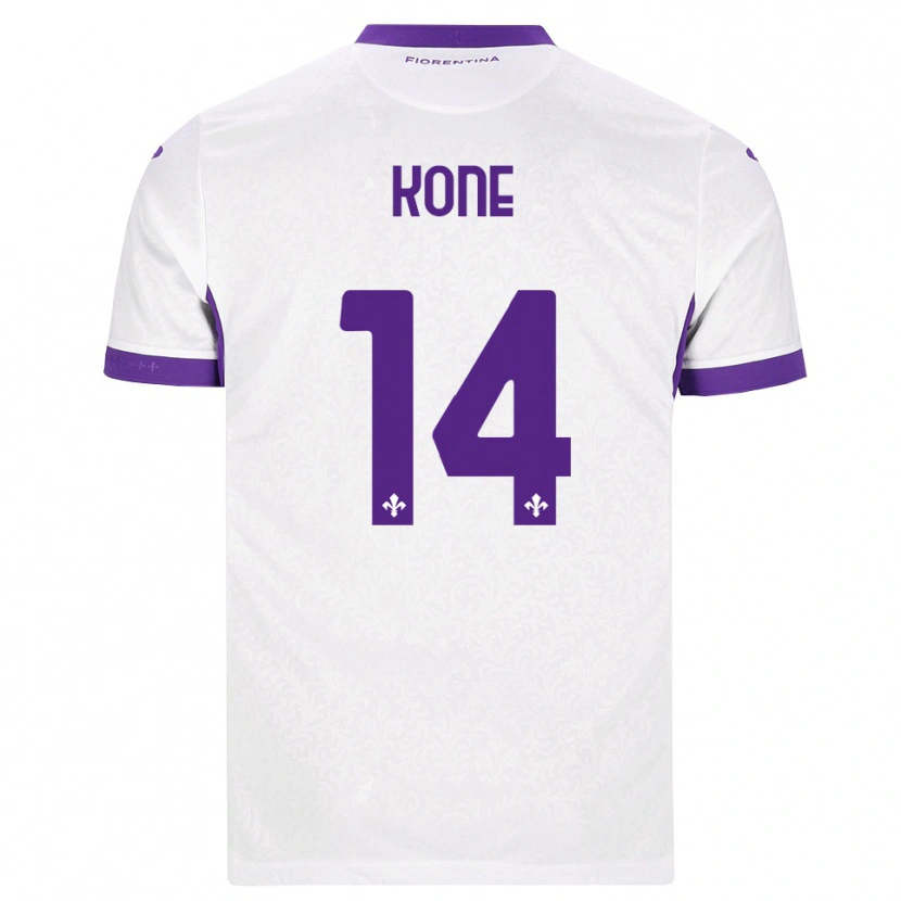 Danxen Damen Mevale Kone #14 Weiß Lila Auswärtstrikot Trikot 2026/27 T-Shirt