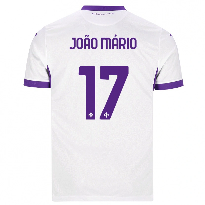 Danxen Damen João Mário #17 Weiß Lila Auswärtstrikot Trikot 2026/27 T-Shirt