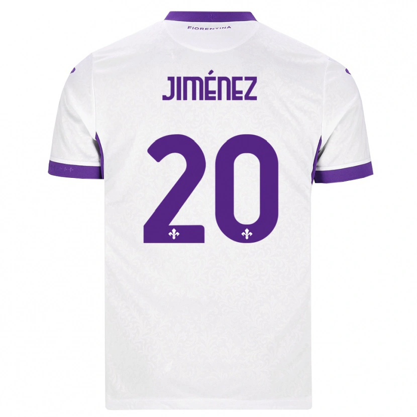 Danxen Damen Álex Jiménez #20 Weiß Lila Auswärtstrikot Trikot 2026/27 T-Shirt