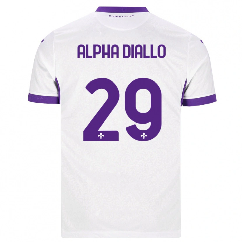 Danxen Damen Alpha Diallo #29 Weiß Lila Auswärtstrikot Trikot 2026/27 T-Shirt