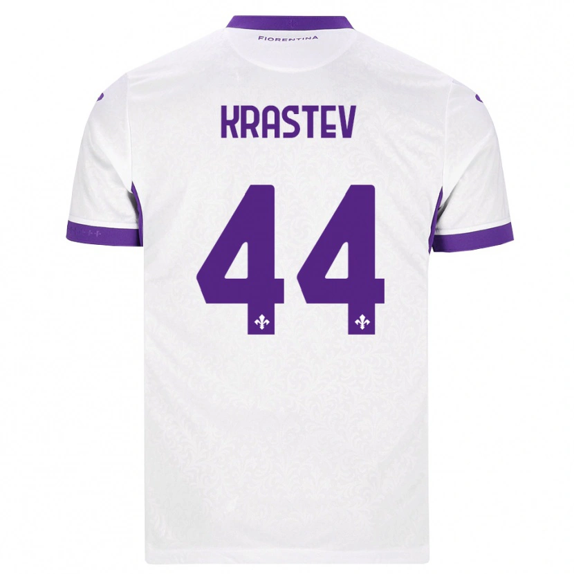 Danxen Damen Dimo Krastev #44 Weiß Lila Auswärtstrikot Trikot 2026/27 T-Shirt