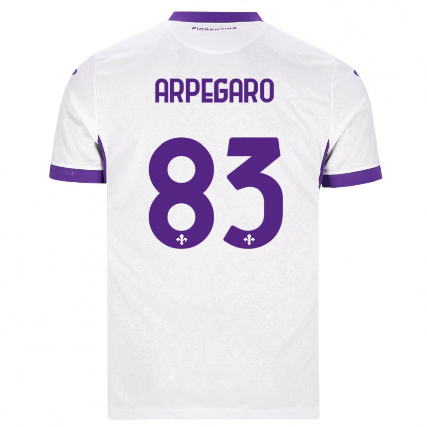 Danxen Damen Sofia Arpegaro #83 Weiß Lila Auswärtstrikot Trikot 2026/27 T-Shirt
