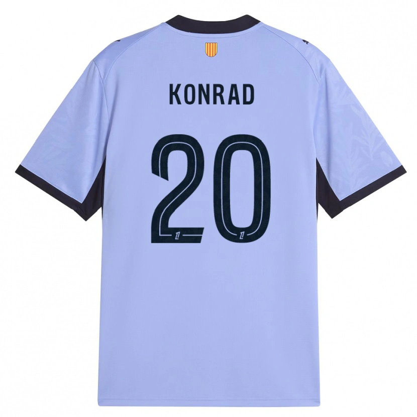 Danxen Damen Konrad De La Fuente #20 Lavendelschwarz Ausweichtrikot Trikot 2026/27 T-Shirt