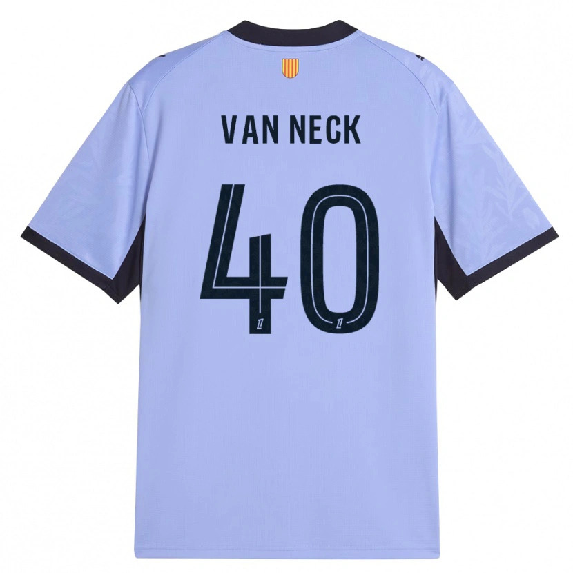 Danxen Damen Jelle Van Neck #40 Lavendelschwarz Ausweichtrikot Trikot 2026/27 T-Shirt