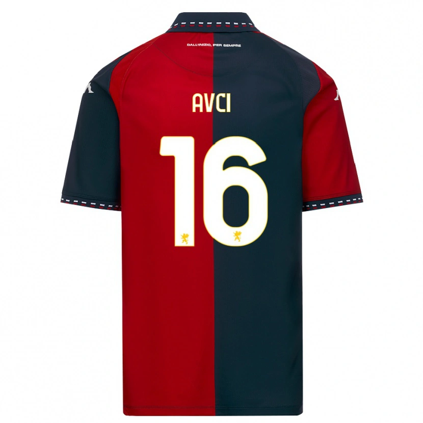 Danxen Kinder Bora Avci #16 Rot Schwarz Weiß Heimtrikot Trikot 2026/27 T-Shirt