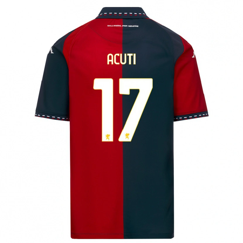 Danxen Kinder Arianna Acuti #17 Rot Schwarz Weiß Heimtrikot Trikot 2026/27 T-Shirt