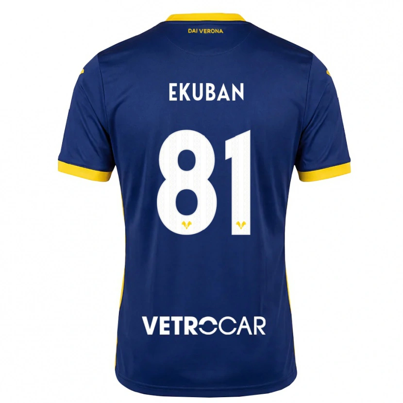 Danxen Kinder Caleb Ekuban #81 Königsblau Gelb Weiß Heimtrikot Trikot 2026/27 T-Shirt