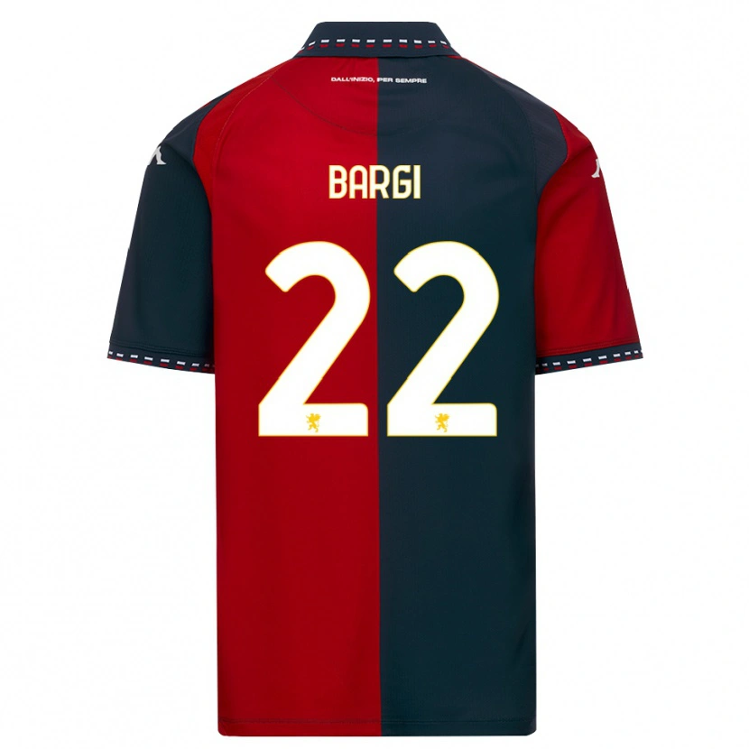 Danxen Kinder Caterina Bargi #22 Rot Schwarz Weiß Heimtrikot Trikot 2026/27 T-Shirt