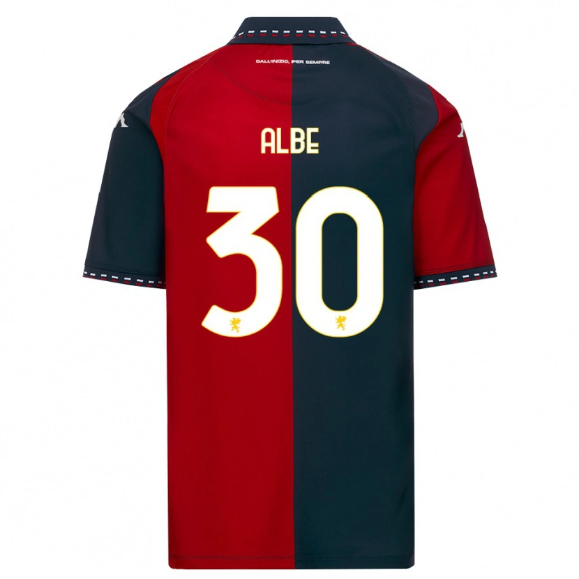 Danxen Kinder Salem Albè #30 Rot Schwarz Weiß Heimtrikot Trikot 2026/27 T-Shirt