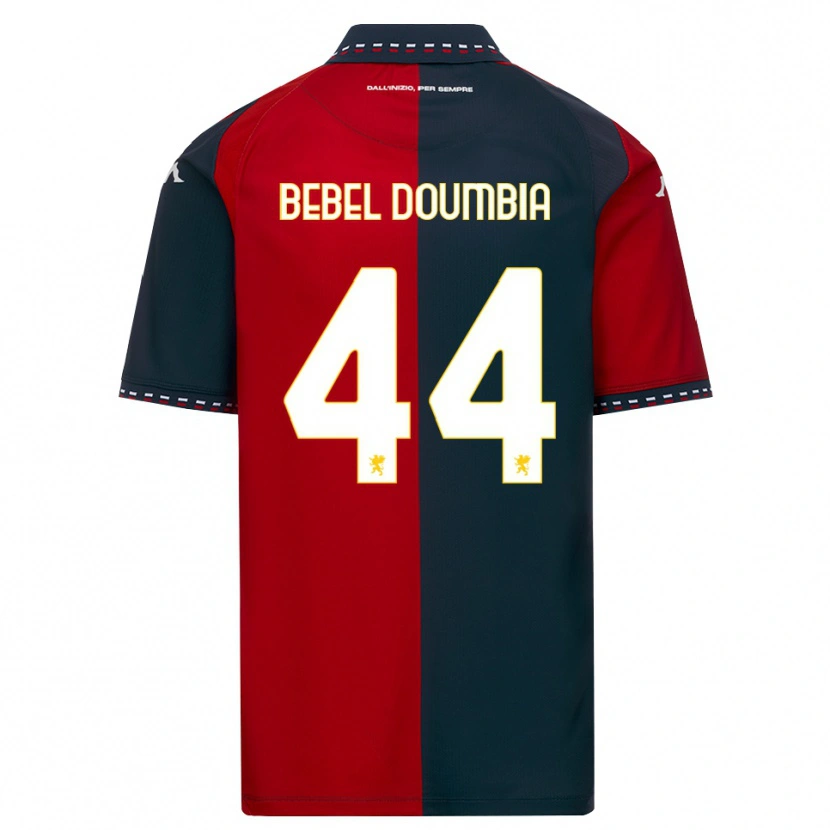 Danxen Kinder Chec Bebel Doumbia #44 Rot Schwarz Weiß Heimtrikot Trikot 2026/27 T-Shirt