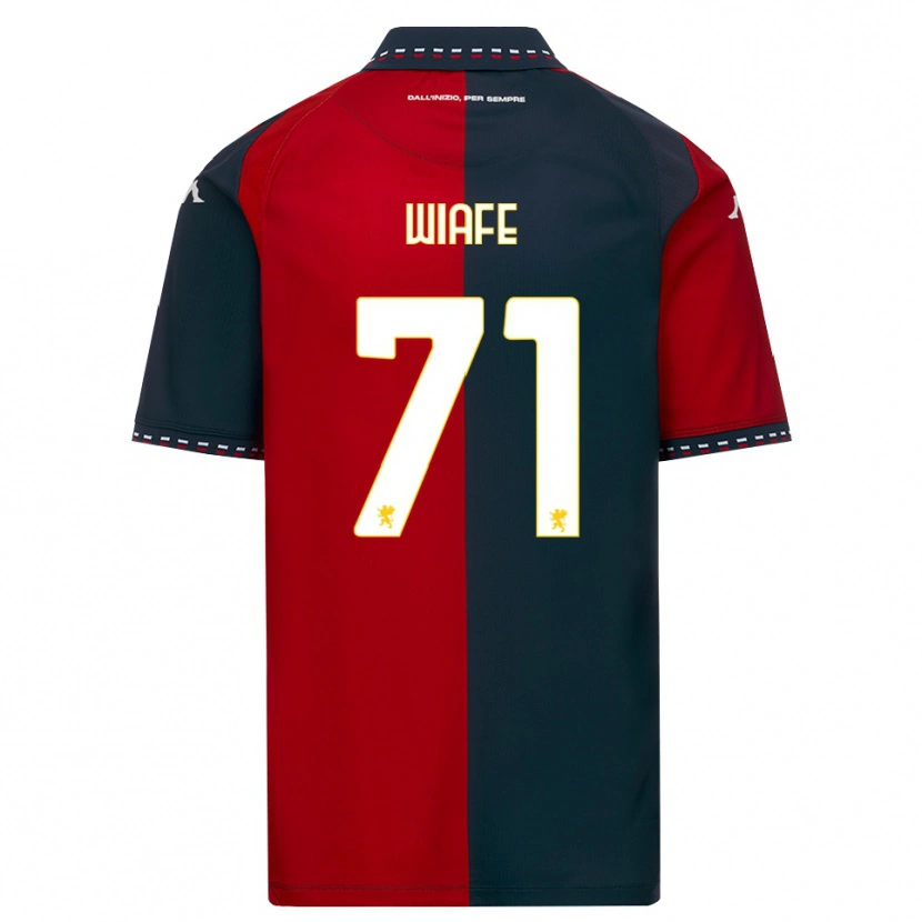 Danxen Kinder Samuel Wiafe #71 Rot Schwarz Weiß Heimtrikot Trikot 2026/27 T-Shirt