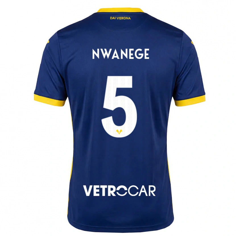 Danxen Kinder Karlson Nwanege #5 Königsblau Gelb Weiß Heimtrikot Trikot 2026/27 T-Shirt